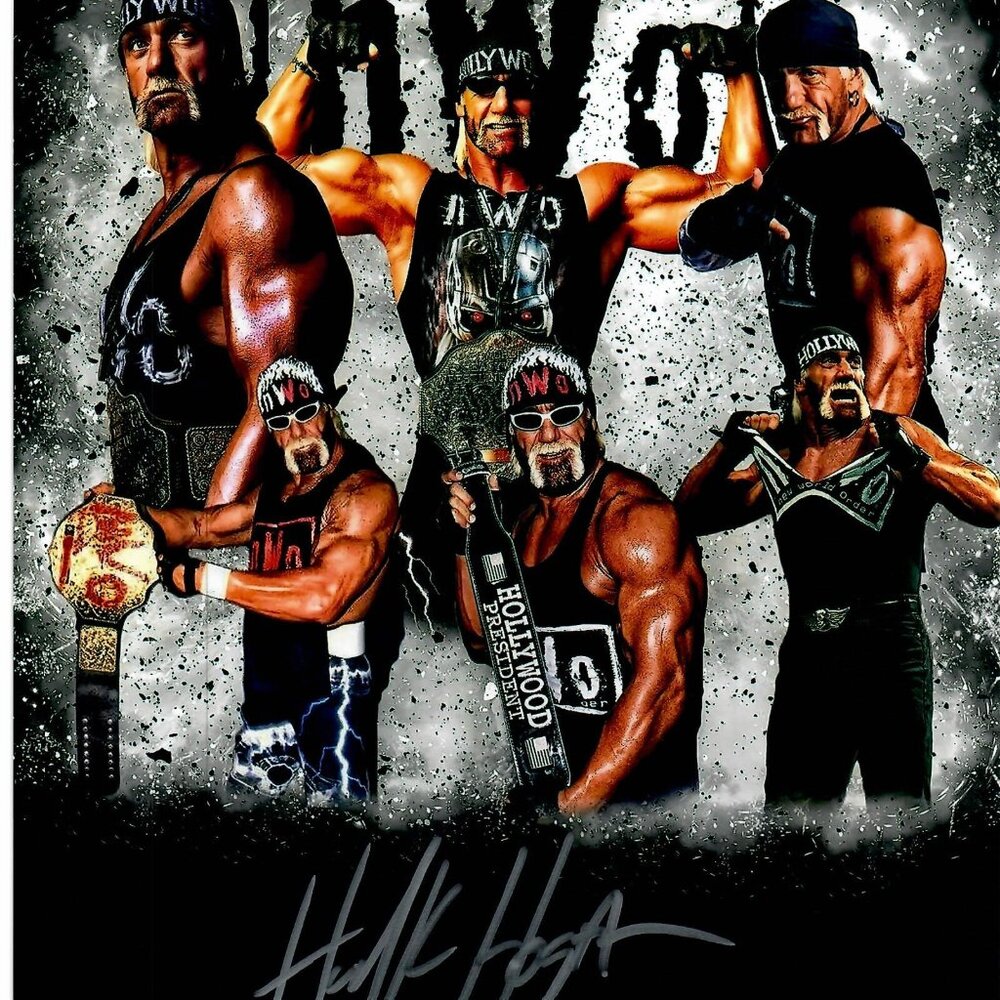 Hulk Hogan WWE NWO WCW RIP Professional Wrestler Performer Signed 8X10 Photo